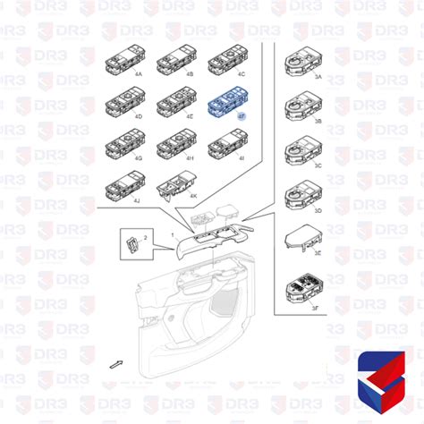 Painel Controle Vidro Eletrico Scania Ntg Loja Dr