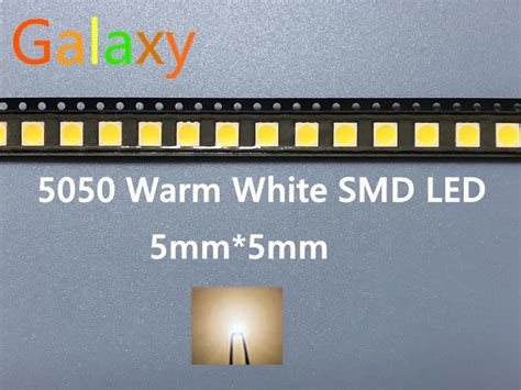 Warm White Smd Smt Led Plcc Chips Led Ma Mid Power