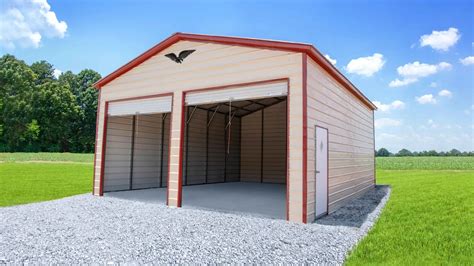 Vertical Roof Metal Garages X X Usa Steel Buildings Florida