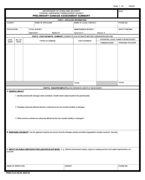 Preliminary Damage Assessments For Major Disasters Overview Analysis And Policy Observations