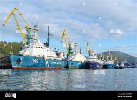 Group Of Warships Coast Guard Of Border Guard Service Of Russian FSB