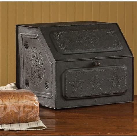 Replica Of A Vintage Bread Box This Metal Bread Box Is Updated With