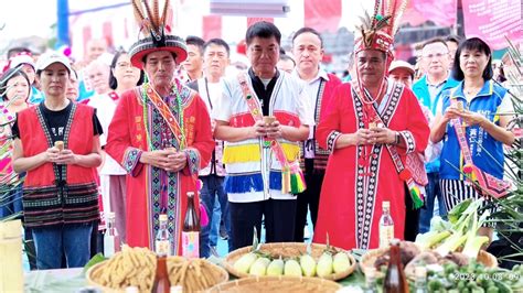 苗栗112年都會原住民聯合豐年祭 鍾東錦、高金素梅出席與民歌舞同歡