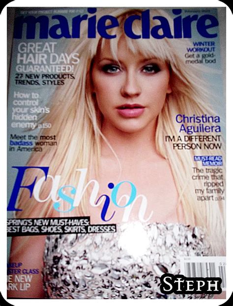 Christina Aguilera Collection 2010 Marie Claire