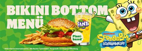 Germany Burger King Launches Plant Based SpongeBob Inspired Bikini