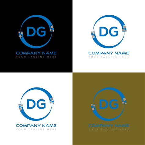 DG letter logo creative design. DG unique design. 24273277 Vector Art ...