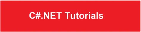 Dot Net Tutorials By Real Time Experts Net Framework