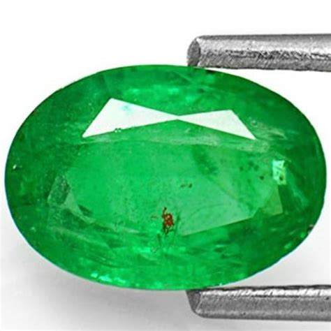 Zambia Emerald 1 50 Carats Intense Green Oval