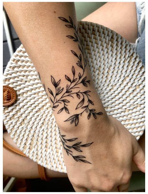 Wraparound Vines Wrap Around Wrist Tattoos Wraparoundwristtattoos