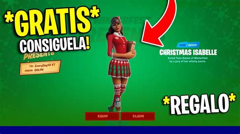 Como Conseguir Gratis La Skin Isabelle Navide A En Fortnite Que