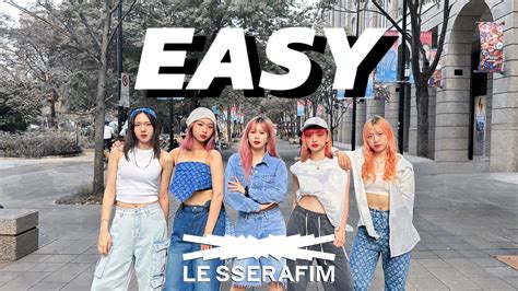 Kpop In Public One Take Le Sserafim Easy Dance Cover By