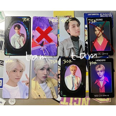 Jual Photocard Nct Official Jisung Jeno Jaemin Hendery Chenle Id Reso