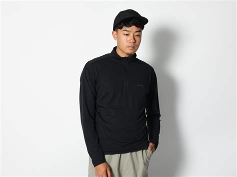 Pe Power Dry Half Zip Pullover S Black Sw Su Bk T