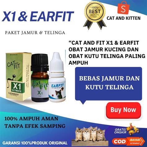 Jual Obat Jamur Scabies Dan Kutu Telinga Kucing Ampuh Cat And Fit X