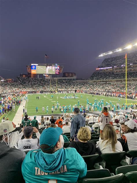 Seats For My First Game Rbengals