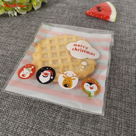 Bolsas Autoadhesivas De Celof N Con Tapa Abierta Para Galletas Dulces