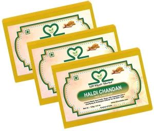 S M Khadi Herbal Ayurvedic Haldi Chandan Face Body Handmade Soap