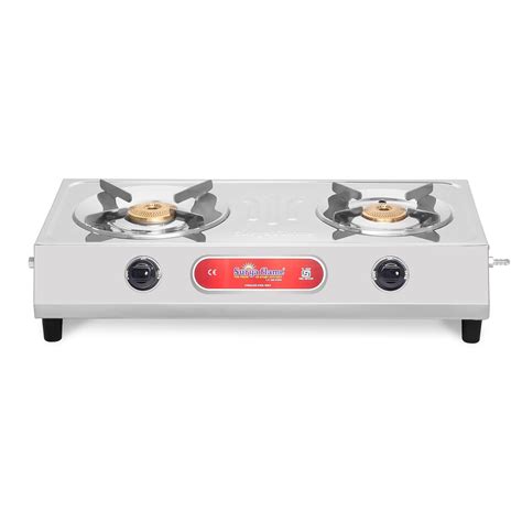 Surya Flame Efficient Gas Stove 2 Burners Manual 74 thermal efficiency