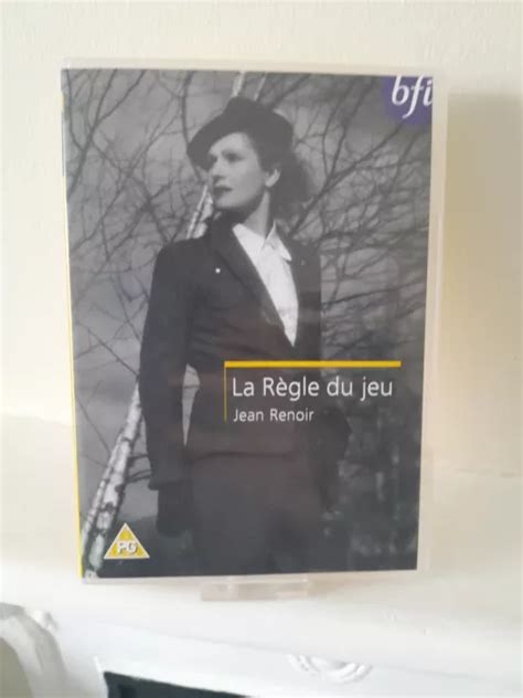 LA RÈGLE DU JEU 1939 by Jean Renoir bfi DVD DISC IS IN MINT