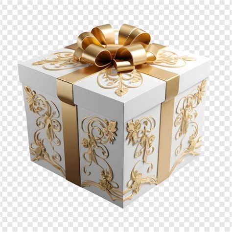 Premium Psd Gift Box Isolated On Transparent Background