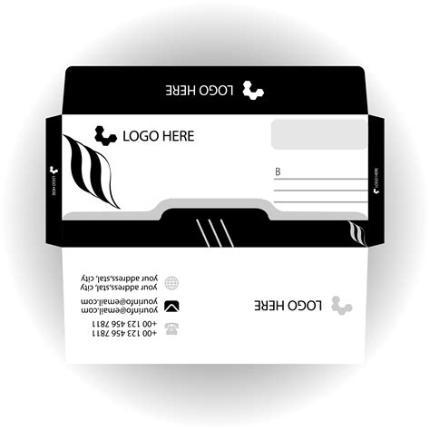 Vector corporate envelope template or envelope design. 27850881 Vector ...