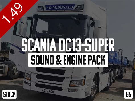 Scania Dc13 Super Sound And Engine Pack G5 V14 153