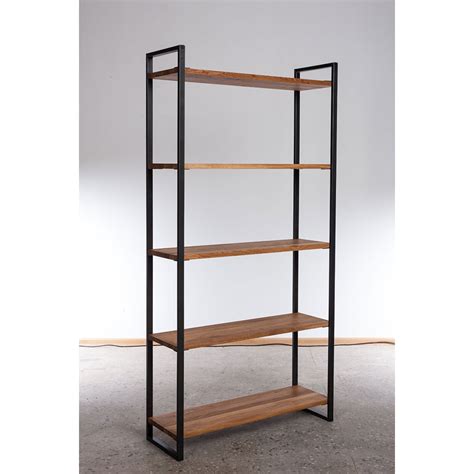 Hamilton Oak Tall Shelving Unit