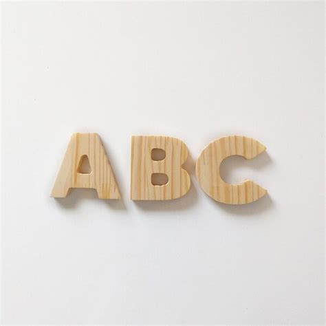 Kit Alfabeto Abc Pinus Letras Leroy Merlin