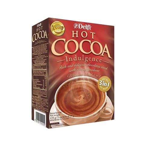 Jual Delfi Hot Cocoa Mix In Isi Sachet X Gr Cokelat Di Seller Foodmart Makassar