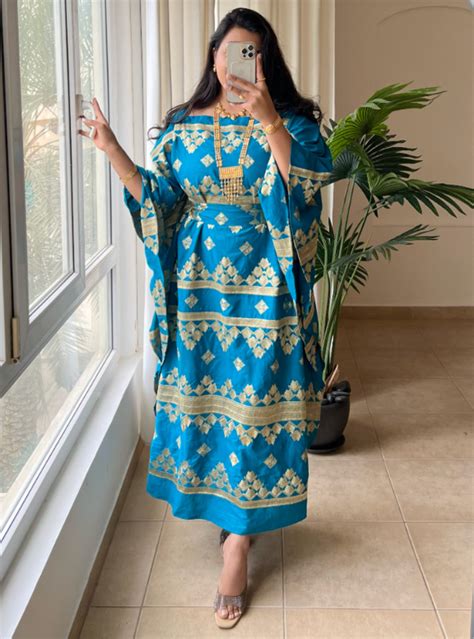 MEI97 Jalabiya Traditional Embroidered Jalabiya With Belt Kaftans From