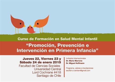 Psicologia Infantil Curso de Formación en Salud Mental Infantil 2015