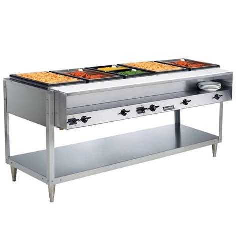 Vollrath 38119 ServeWell Electric Five Pan Hot Food Table 208 240V Sealed Well