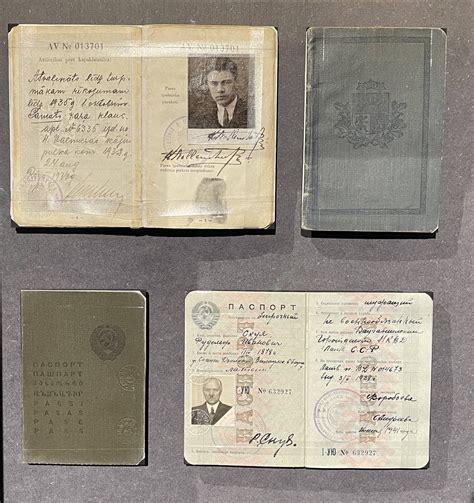 Latvian Passport from 1939 and Soviet Passport from 1941 when all ...