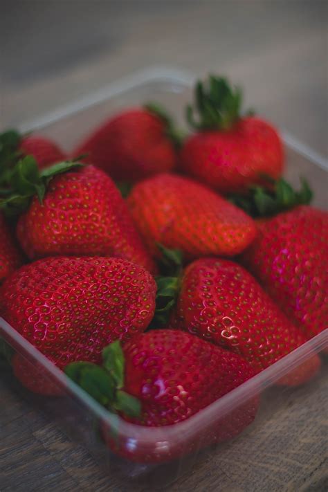 Free Images : strawberry, strawberries, food, berry, natural foods, red ...
