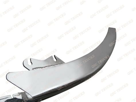 Qsc Chrome Front Bumper End Corners Left Right Pair Freightliner M2 106 03 12