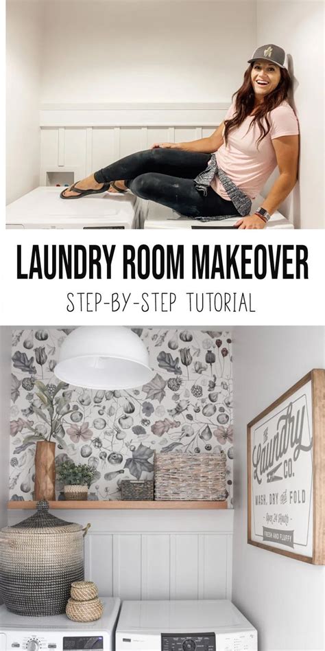 Easy Laundry Room Wallpaper Makeover Ideas With Tutorials Laundry