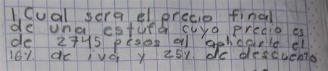 me ayudan es para mañana no le entiendo y si pueden poner procedimiento