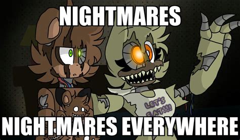 Nightmares Everywhere Fnaf Fnaf Comics Cat Disney