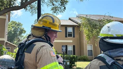 Tampa Fire Crews Battle 2 Alarm Fire At Apartment Complex