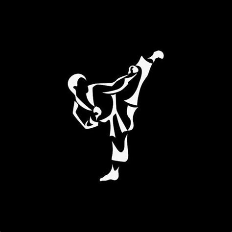 Decal Sticker Martial Arts Athlete Tang Soo Do Karate Exercise Etsy