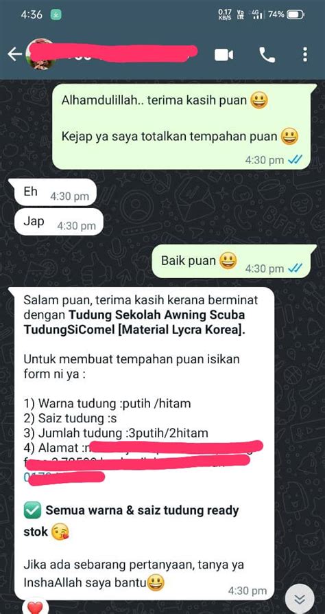 Kaedah Closing Sale Di Whatsapp Cara Pro Usahawan Tudungsicomel