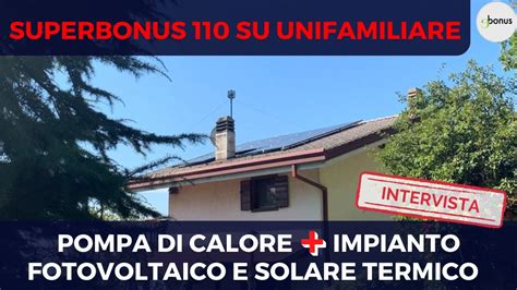 Casa Full Electric Col Superbonus Fotovoltaico Pompa Di Calore