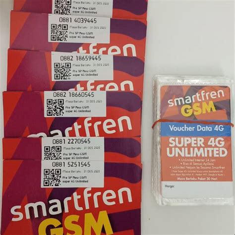 Jual KARTU KUOTA SMARTFREN UNLIMITED Shopee Indonesia