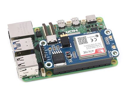 Cat 1 GSM GPRS GNSS HAT For Raspberry Pi Based On A7670E Module LTE