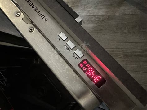 На посудомойке Kuppersberg в любом режиме мигает таблетка и сушка ...