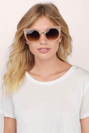 Quay Dream Of Me Nude Sunglasses Tobi Us