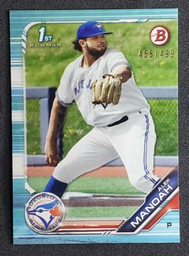 Alek Manoah St Bowman Draft Bd Sky Blue Blue Jays