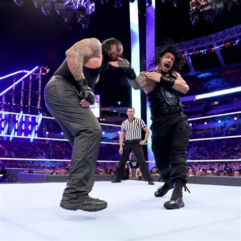 Wrestlemania Roman Reigns Vs The Undertaker Wwe Photo