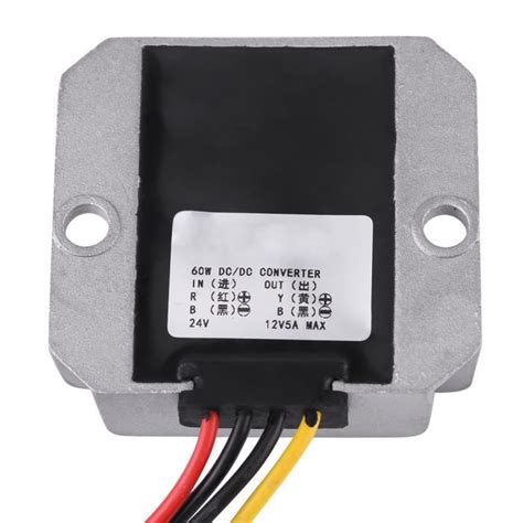 Cikonielf Module abaisseur de puissance DC DC 24V à 12V 5A 60W Module