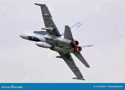 McDonnell Douglas CF-18 Hornet at an Airshow Editorial Photography ...